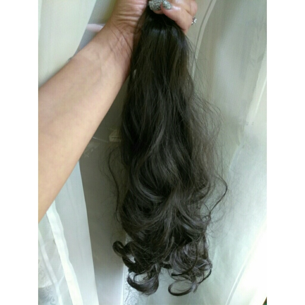 Clip in hair extensions
